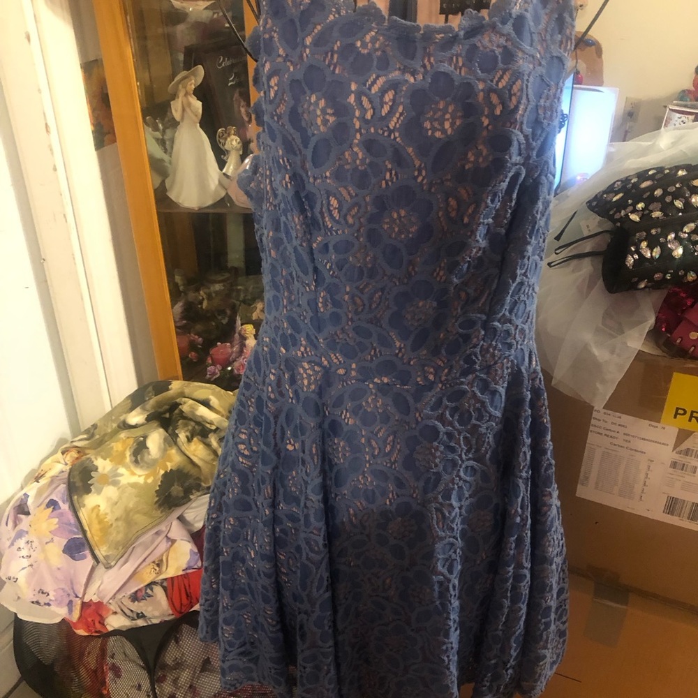 Blue floral dress 👗